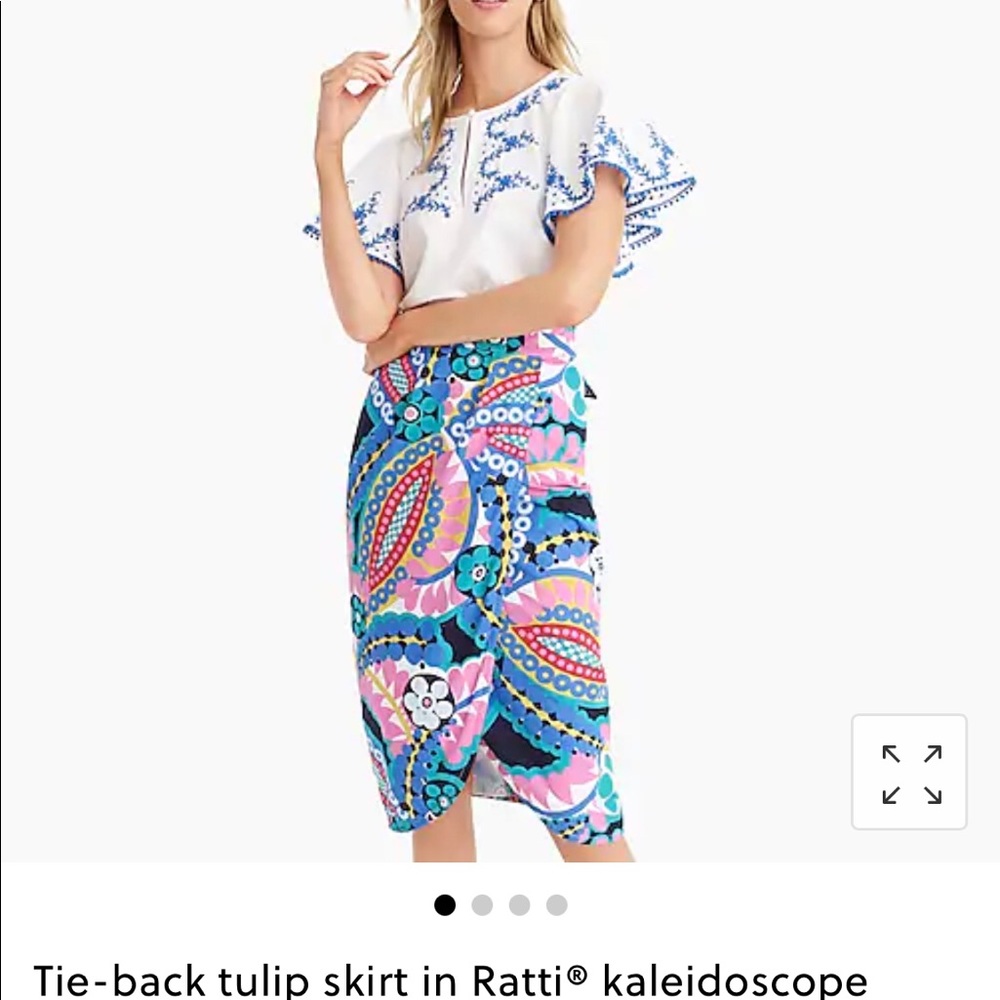 J.Crew Kaleidoscope Skirt Women’s Size 14 NWT